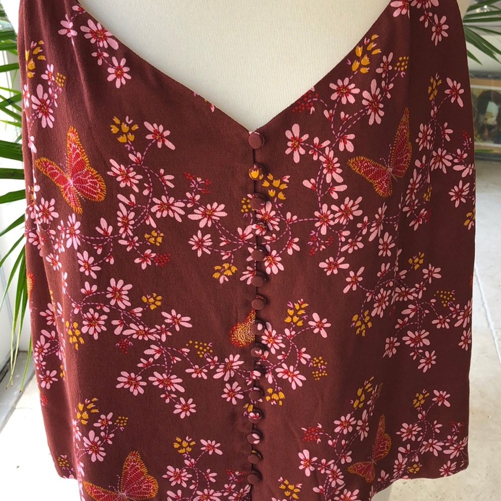 Madewell butterfly sanctuary Top sz 12 NWT - Picture 6 of 8